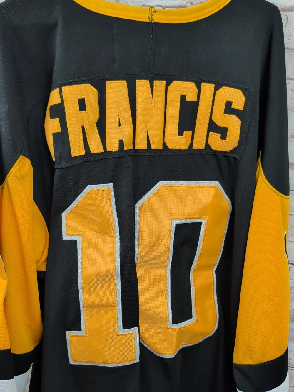 Ron FRANCIS Pittsburgh PENGUINS 10 Off. Lic. CCM Vintage Jersey, Size Men's 54